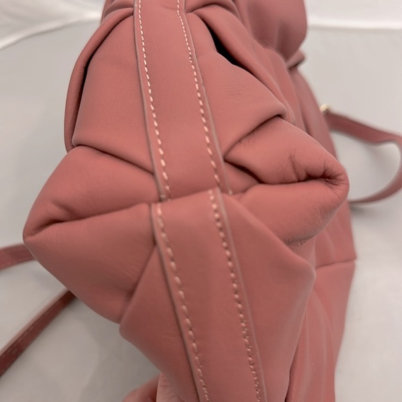 Valentina Fiore | Quilted Leather Bag in Rose - Picture 3 of 4
